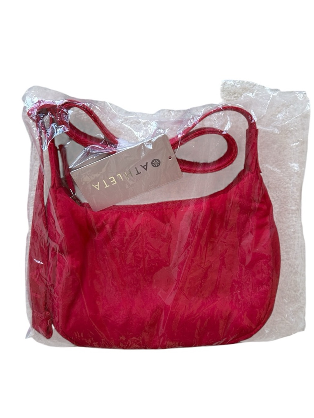 Athleta All About Mini Crescent Bag in Dahlia NWT - Picture 3 of 5